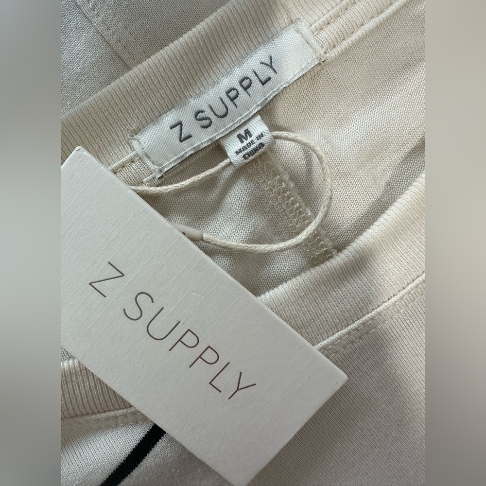 Z Supply Calabasas Cream and Black Striped Maxi Dress - Picture 5 of 7